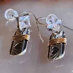 Two Pair Sterling Silver Earrings